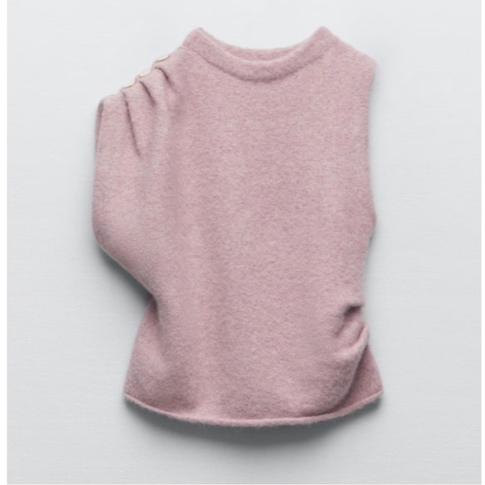 NWT Zara sleeveless sweater, sz M